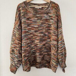 Multicolor Knit Women's Sweater